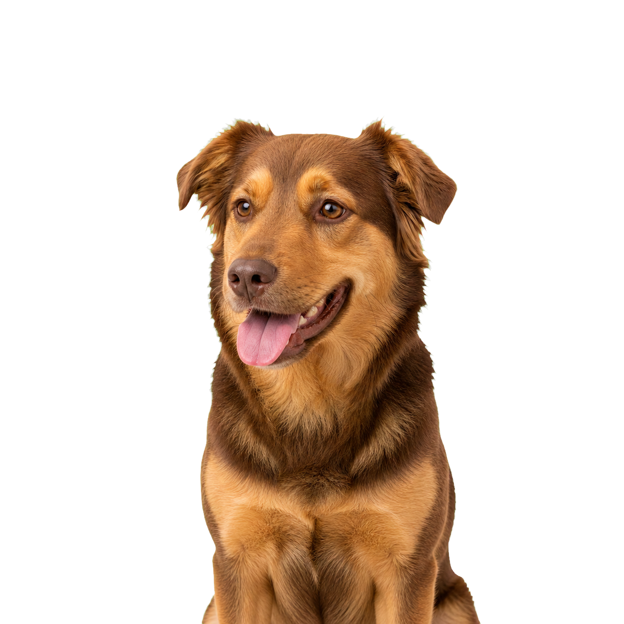 Pet with the background removed