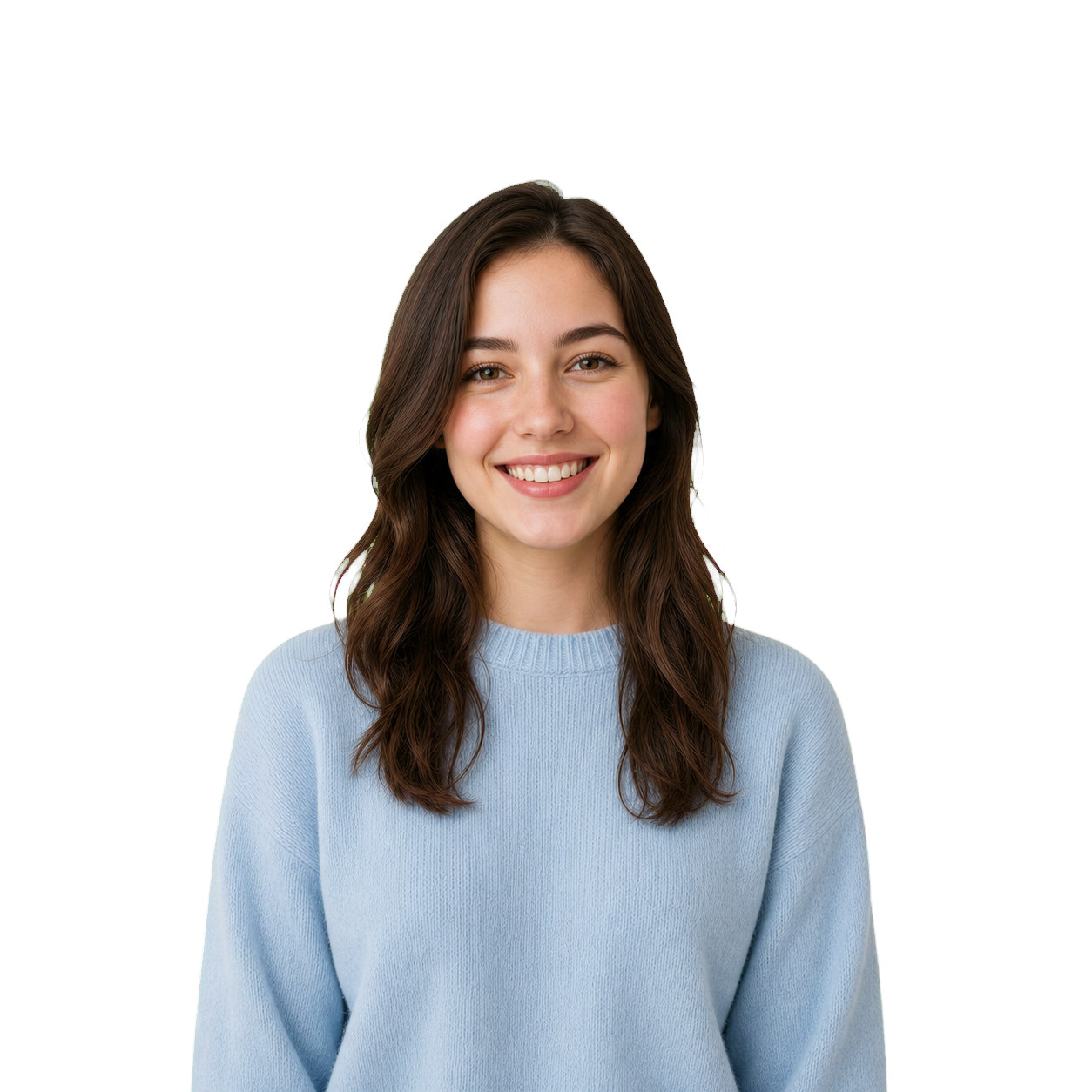 Portrait with the background removed