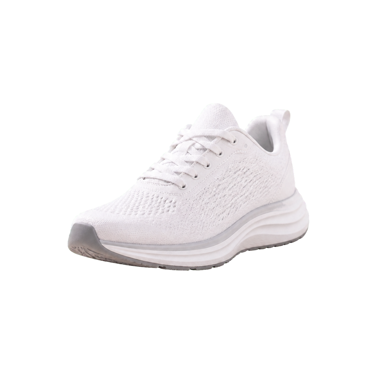 White sneaker with the background removed