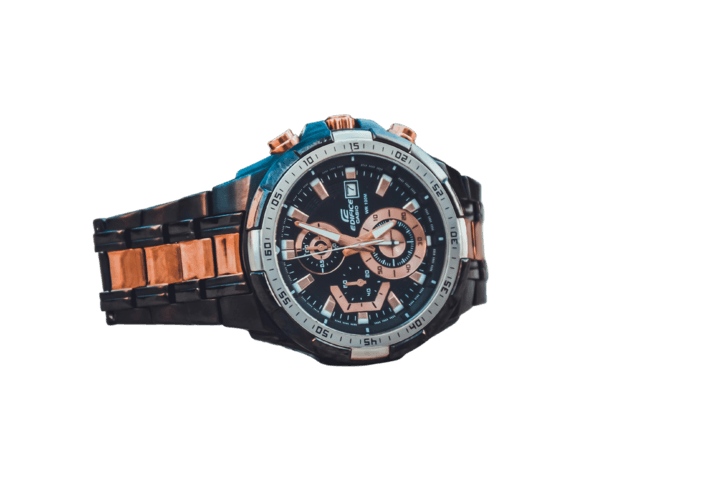 Luxury watch on a clean background