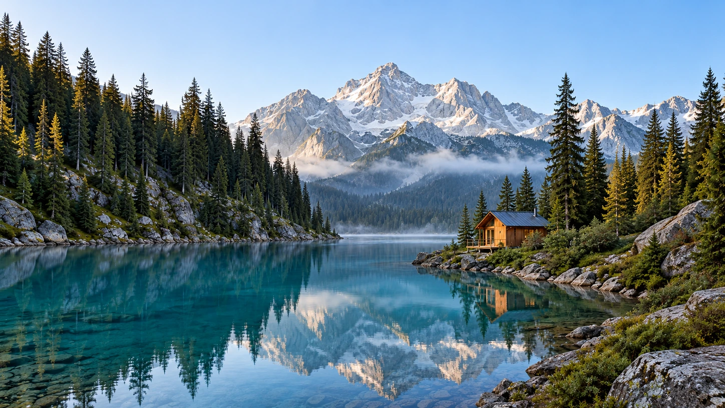 An original image and a wider version with AI-generated surroundings overlay